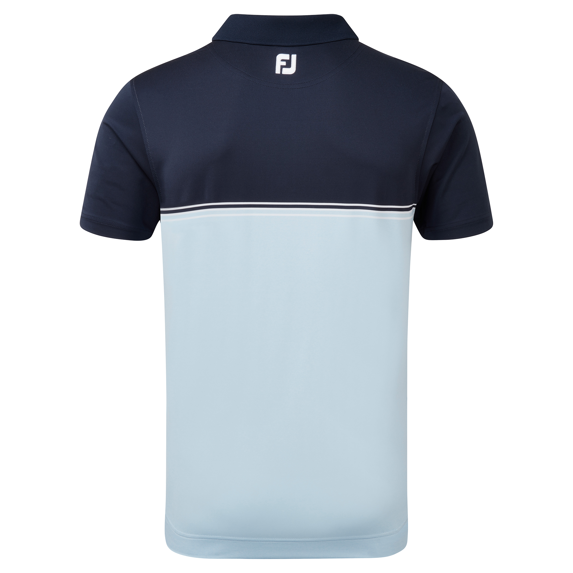 Polo fil d'Ecosse avec blocs de couleurs