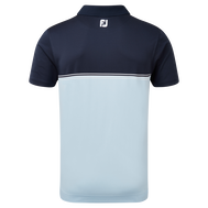 Polo fil d'Ecosse avec blocs de couleurs