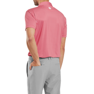 Polo en fil d'Ecosse imprimé pied de poule