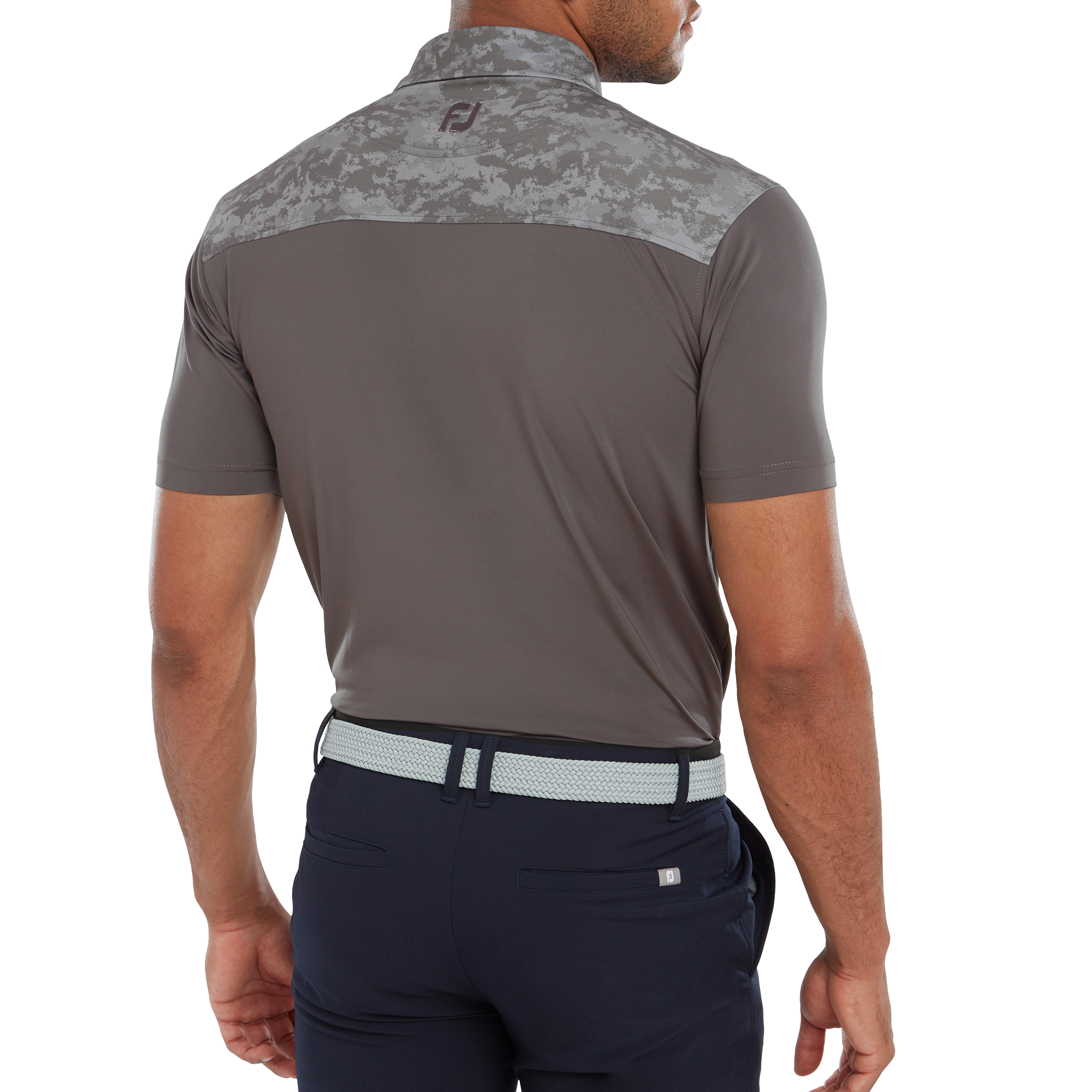 Polo imprim&eacute; Camouflage sur col et &eacute;paules