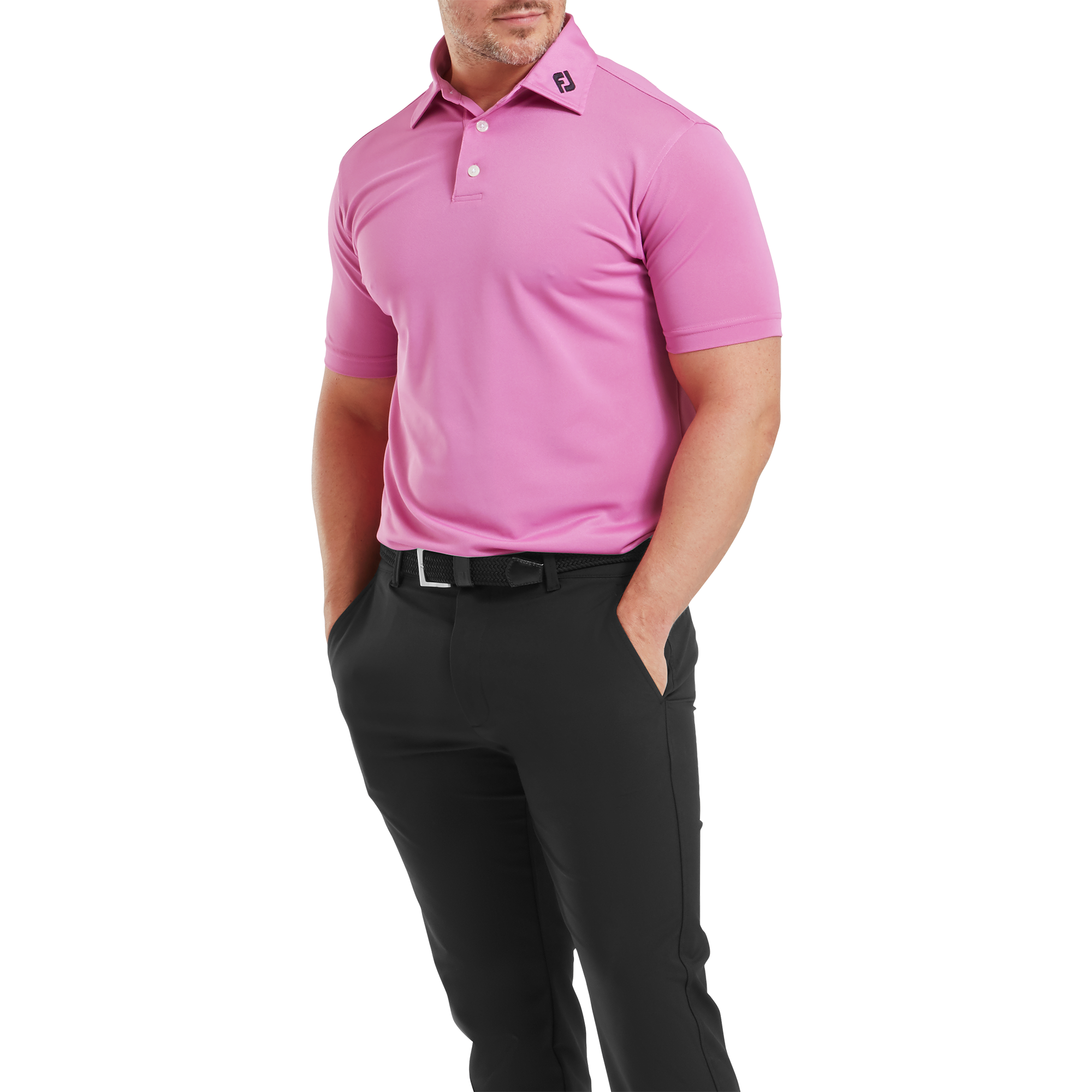 Polo stretch piqu&eacute; uni