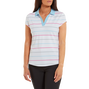 Polo Jacquard &oelig;il d&#39;oiseau &agrave; rayures