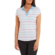 Polo Jacquard œil d'oiseau à rayures