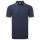 Polo piqué uni avec rayure sur le col