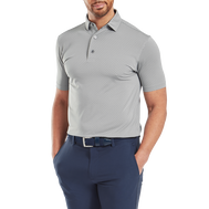 Polo en fil d'Ecosse imprimé points