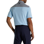 Polo ray&eacute; avec blocs de couleurs
