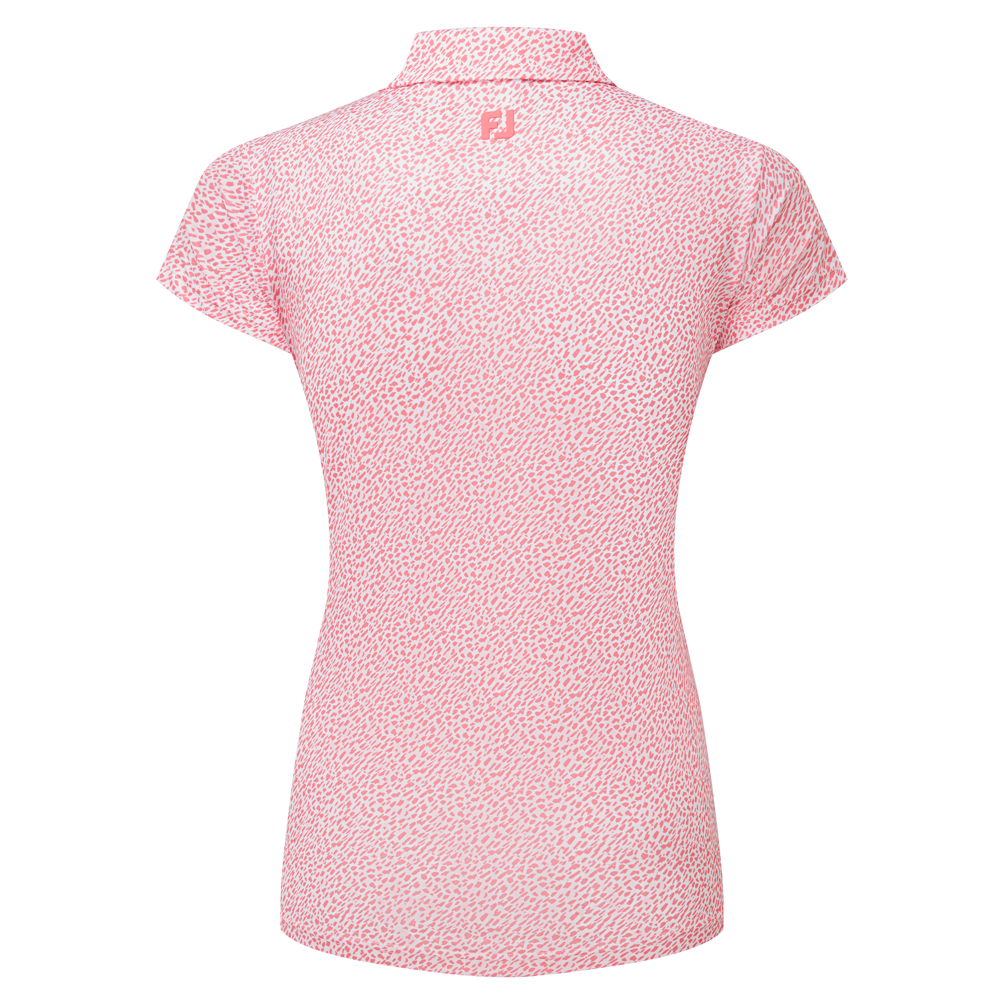 Polo en fil d'Ecosse &agrave; mancherons &agrave; imprim&eacute; animal