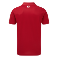 Polo Stretch Piqué uni avec col en tricot