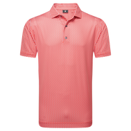 Polo en fil d'Ecosse imprimé pied de poule