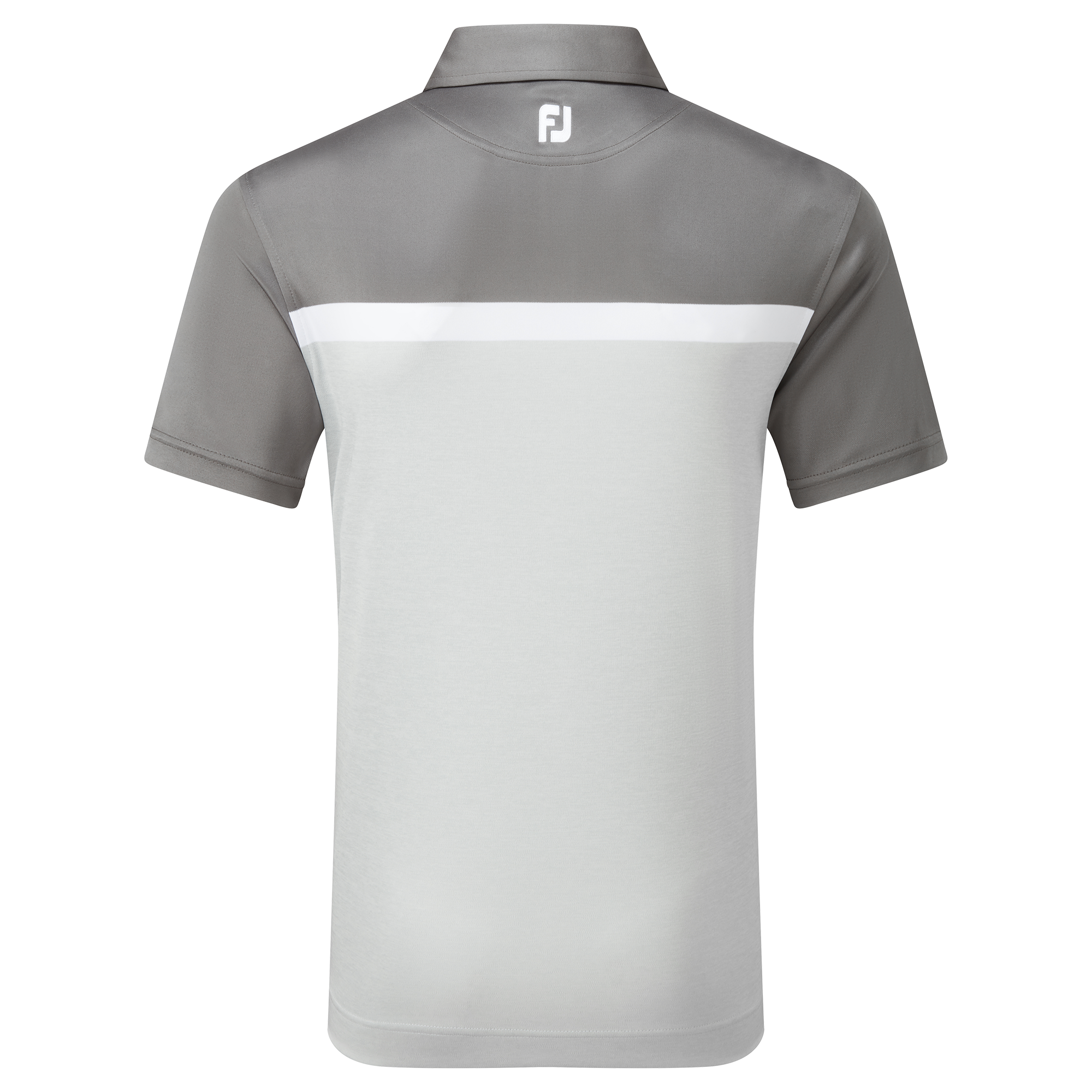 Polo Interlock avec blocs de couleurs