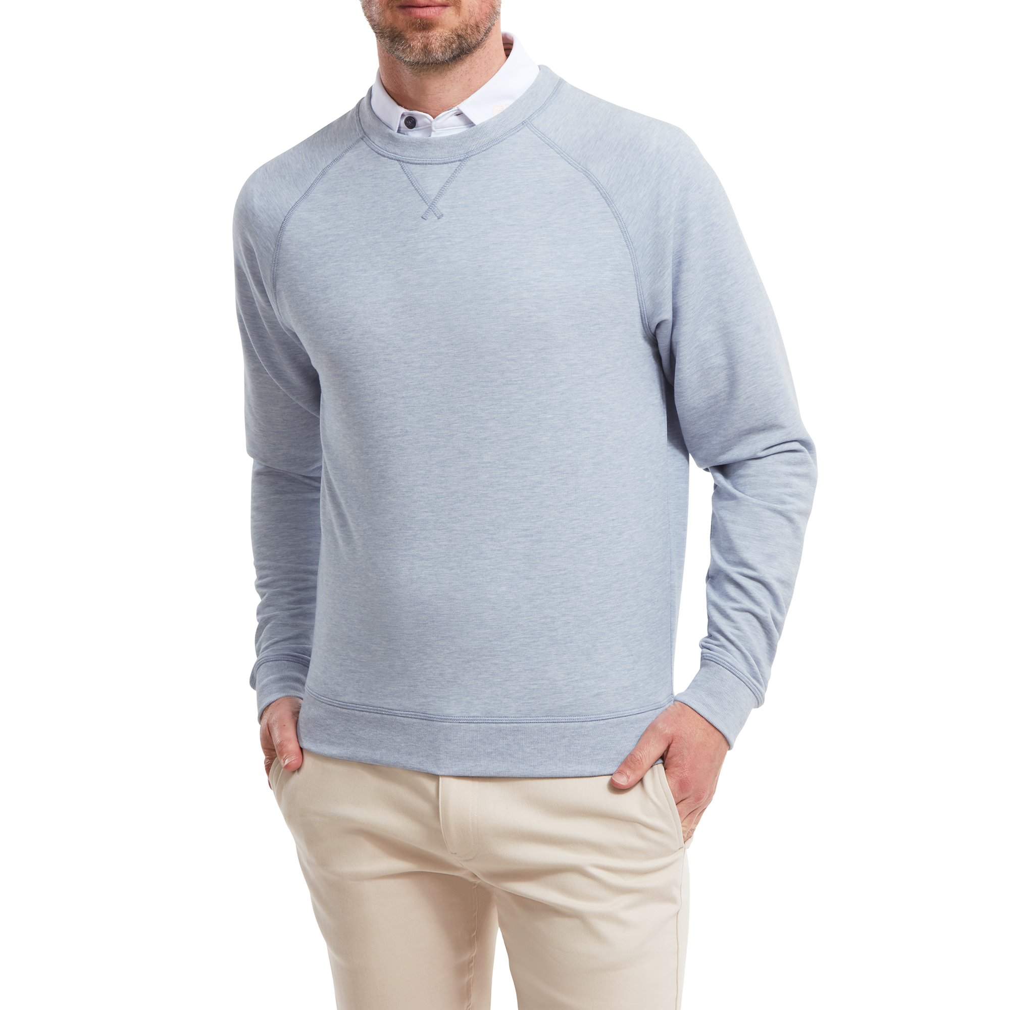 Sweat avec &agrave; col rond French Terry