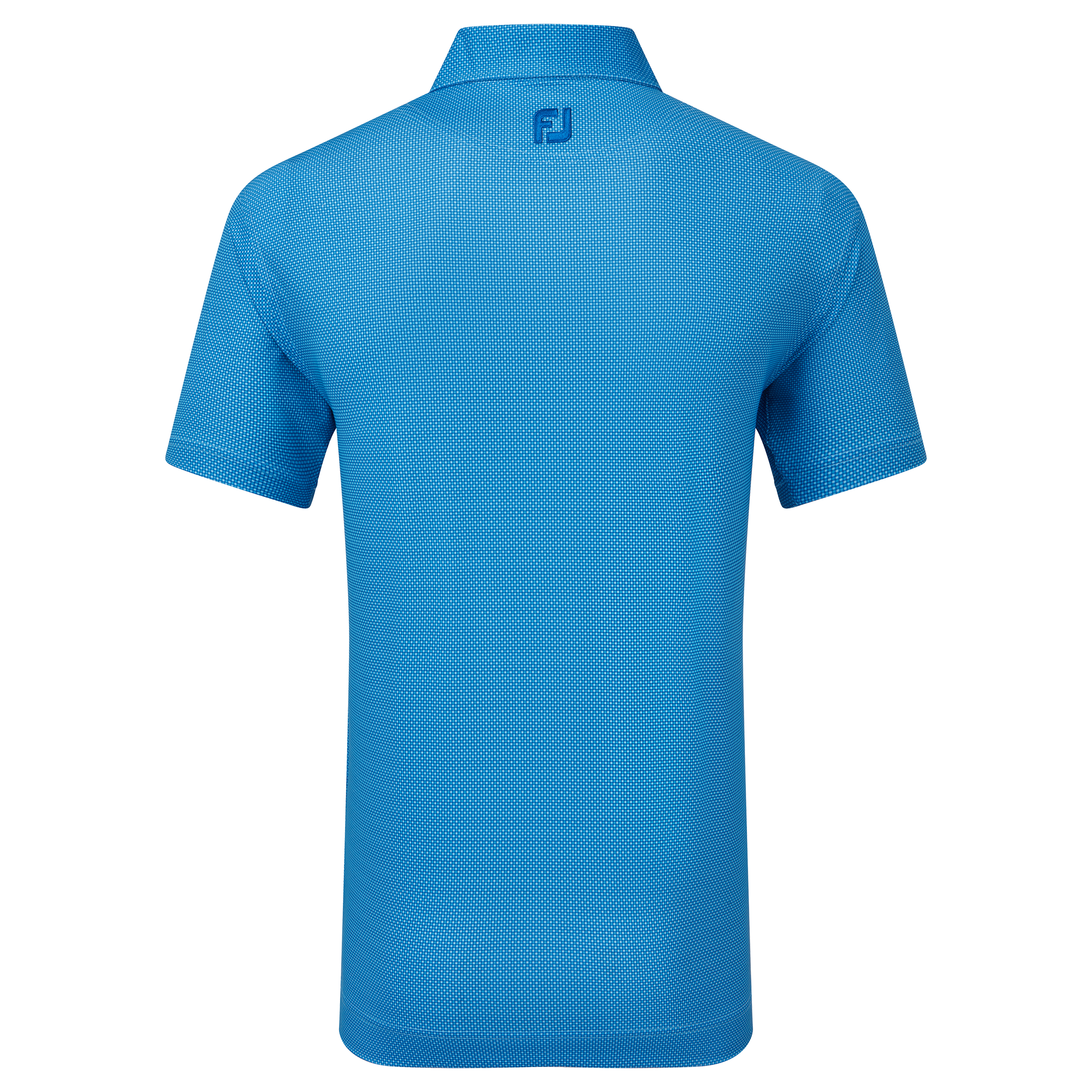 Polo en fil d'Ecosse imprim&eacute; Octogones