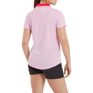 Polo uni en fil d'Ecosse