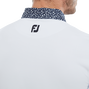 Polo piqu&eacute; avec col imprim&eacute; Tulipe