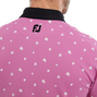 Polo imprim&eacute; Fleurs &eacute;parses