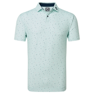 Polo piqué avec texture Tweed